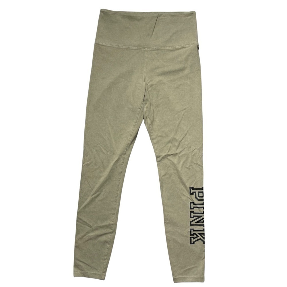 Victoria’s Secret PINK Khaki Green Yoga Pants M